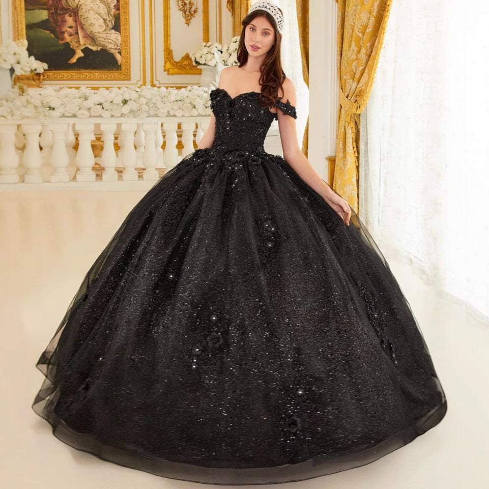 Elegant One-Shoulder Long Evening Dress