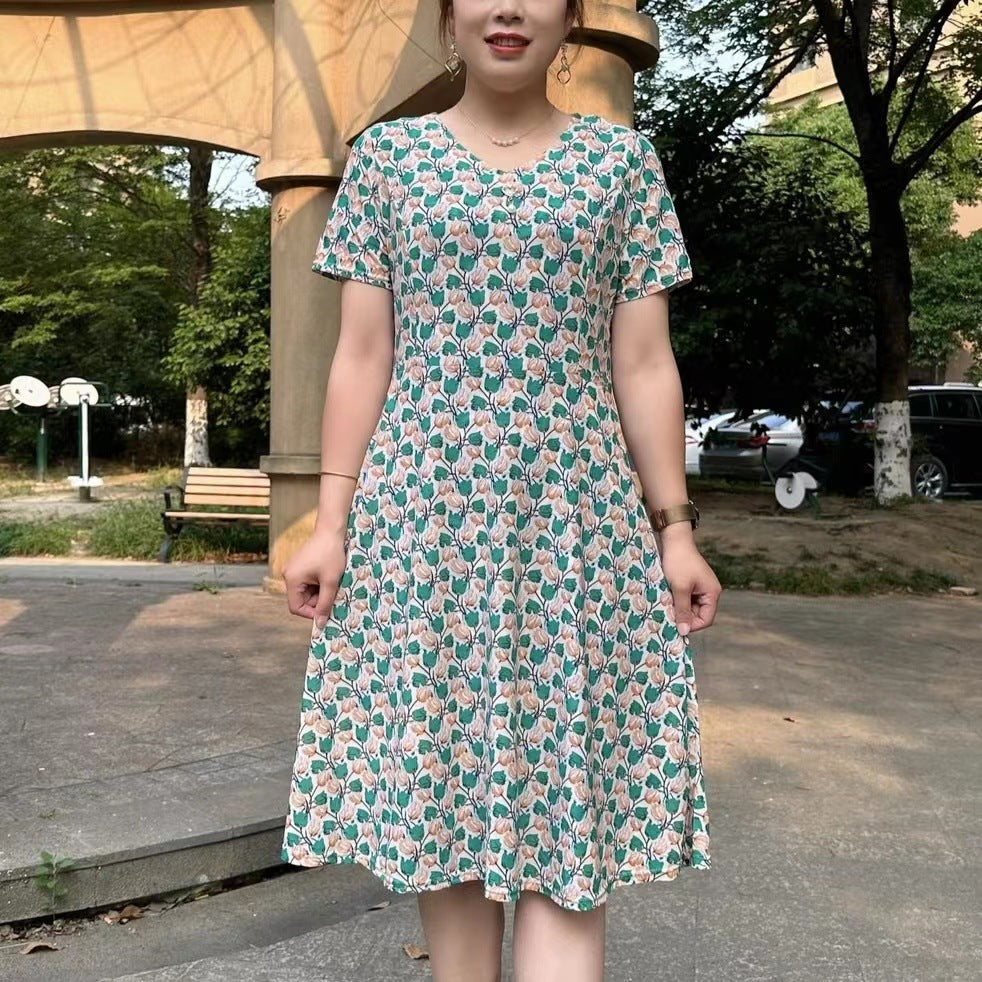 A loose MIDI dress that covers the belly