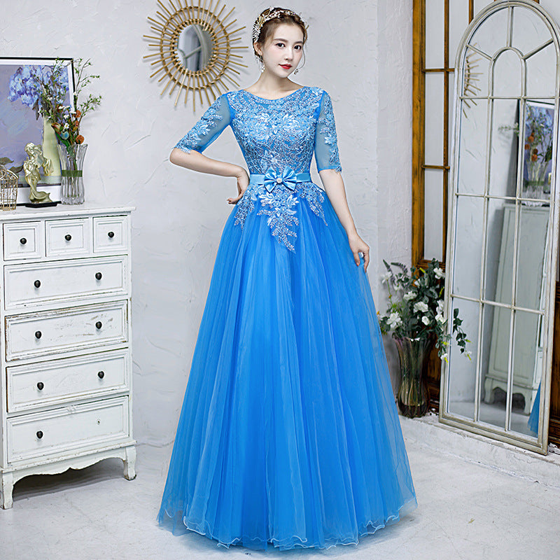 Formal dress for art examination music stage