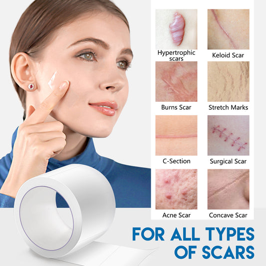 ELAIMEI Facial Invisible Scar Sticker Roll Self-adhesive Waterproof Breathable