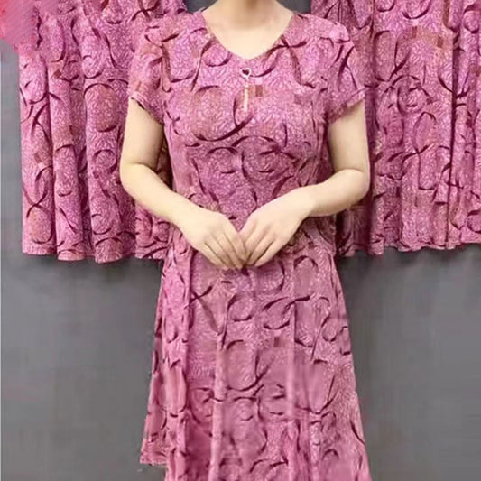 A loose MIDI dress that covers the belly