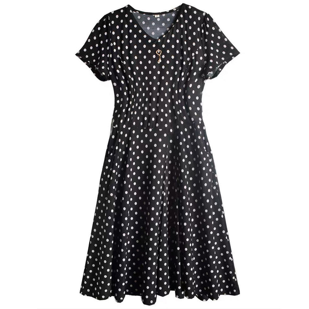 A loose MIDI dress that covers the belly
