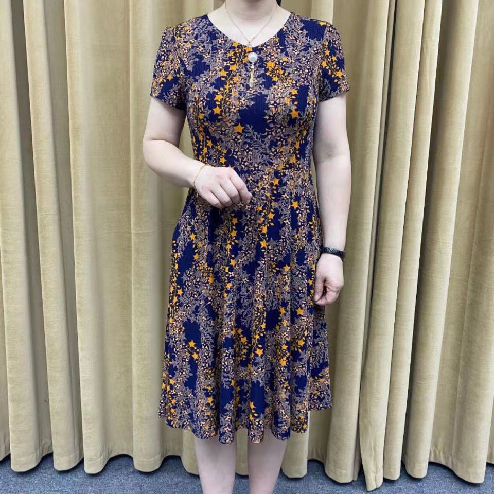 A loose MIDI dress that covers the belly